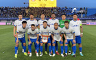 泰山客勝西海岸，崔康熙贊石柯。