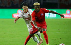 韋世豪進(jìn)球，成都蓉城大勝梅州客家4-0