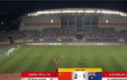國少2-1澳U16，半場補(bǔ)射扳平，斷球破門。