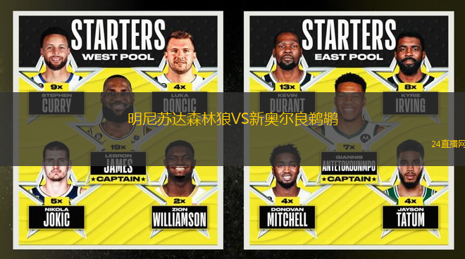 明尼蘇達(dá)森林狼VS新奧爾良鵜鶘